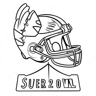 Super Bowl 2024 Logo Ausmalbild 5810-4617