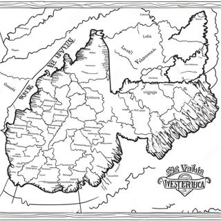 West Virginia Ausmalbilder