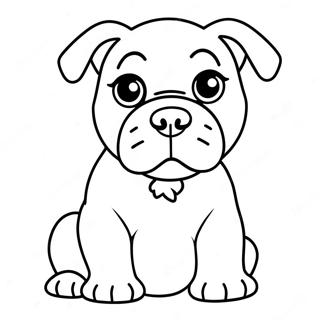 Amerikanischer Bulldogge Ausmalbilder