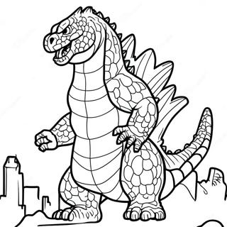 Godzilla Ausmalbild 61-49