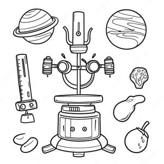 Physikalische Wissenschaft Ausmalbilder