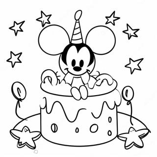 Disney Happy Birthday Ausmalbild 65763-52038