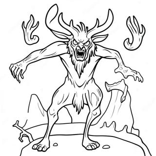 Wendigo Ausmalbild 67674-53560