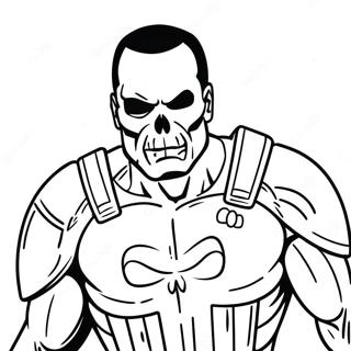 Punisher In Aktion Ausmalbild 67945-53778