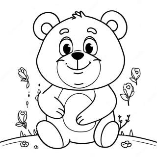 Grimmiger Care Bear Ausmalbilder