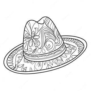 Sombrero Ausmalbilder