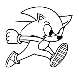 Sonic Der Igel Der Schnell Lauft Ausmalbild 71255-56405