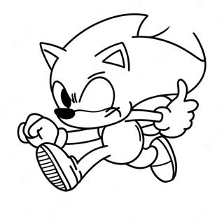 Sonic Der Igel Der Schnell Lauft Ausmalbild 71255-56406