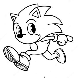 Sonic Der Igel Der Schnell Lauft Ausmalbild 71255-56408