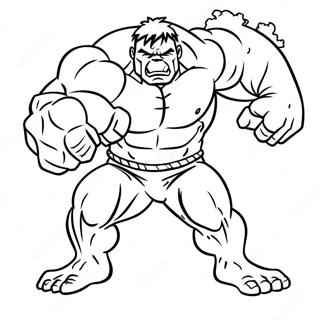 Hulk Zerschmettert Abomination Ausmalbild 72435-57356