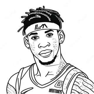 Ja Morant Ausmalbilder