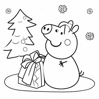 Peppa Wutz Weihnachten Ausmalbilder