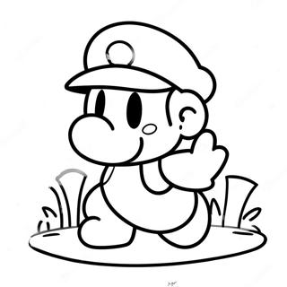 Papier Mario Ausmalbilder