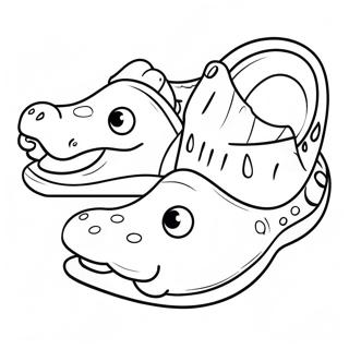 Crocs Ausmalbilder